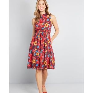 ModCloth Floral Dress